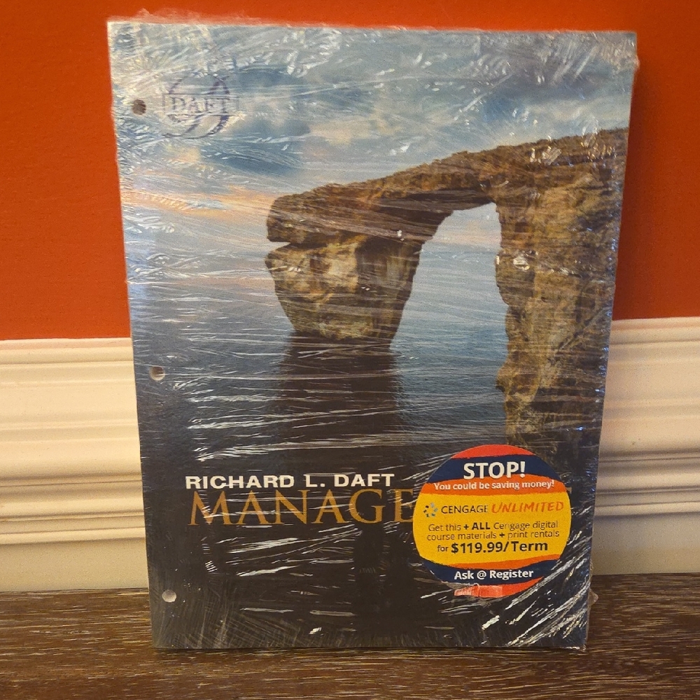 Brand New! Management, Loose-Leaf Version 13th Edition by Richard L. Daft